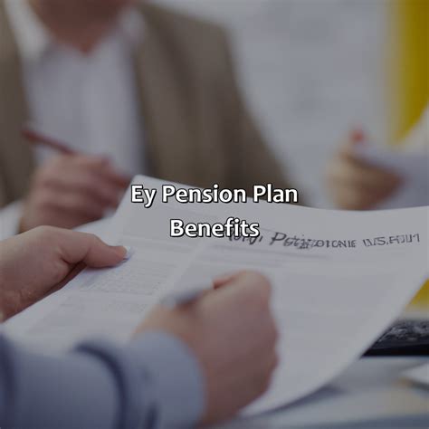 chey blazer. . How does ey pension plan work